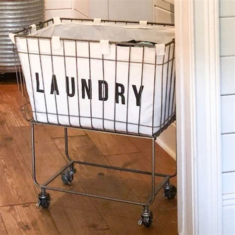 fabric lined metal rolling laundry cart|48 in rolling laundry hampers.